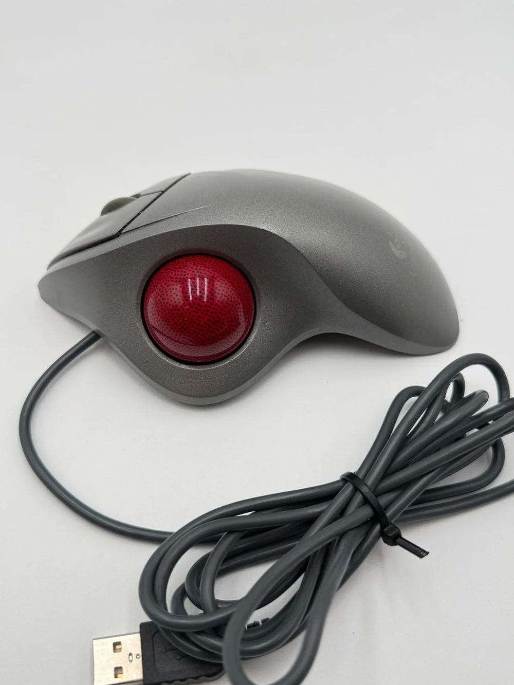 Logitech TrackMan Wheel T-BB18 USB Wired Trackball Mouse Tested